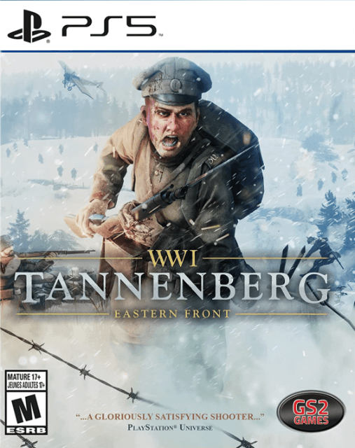 WWI Tannenberg Eastern Front box art for Playstation 5
